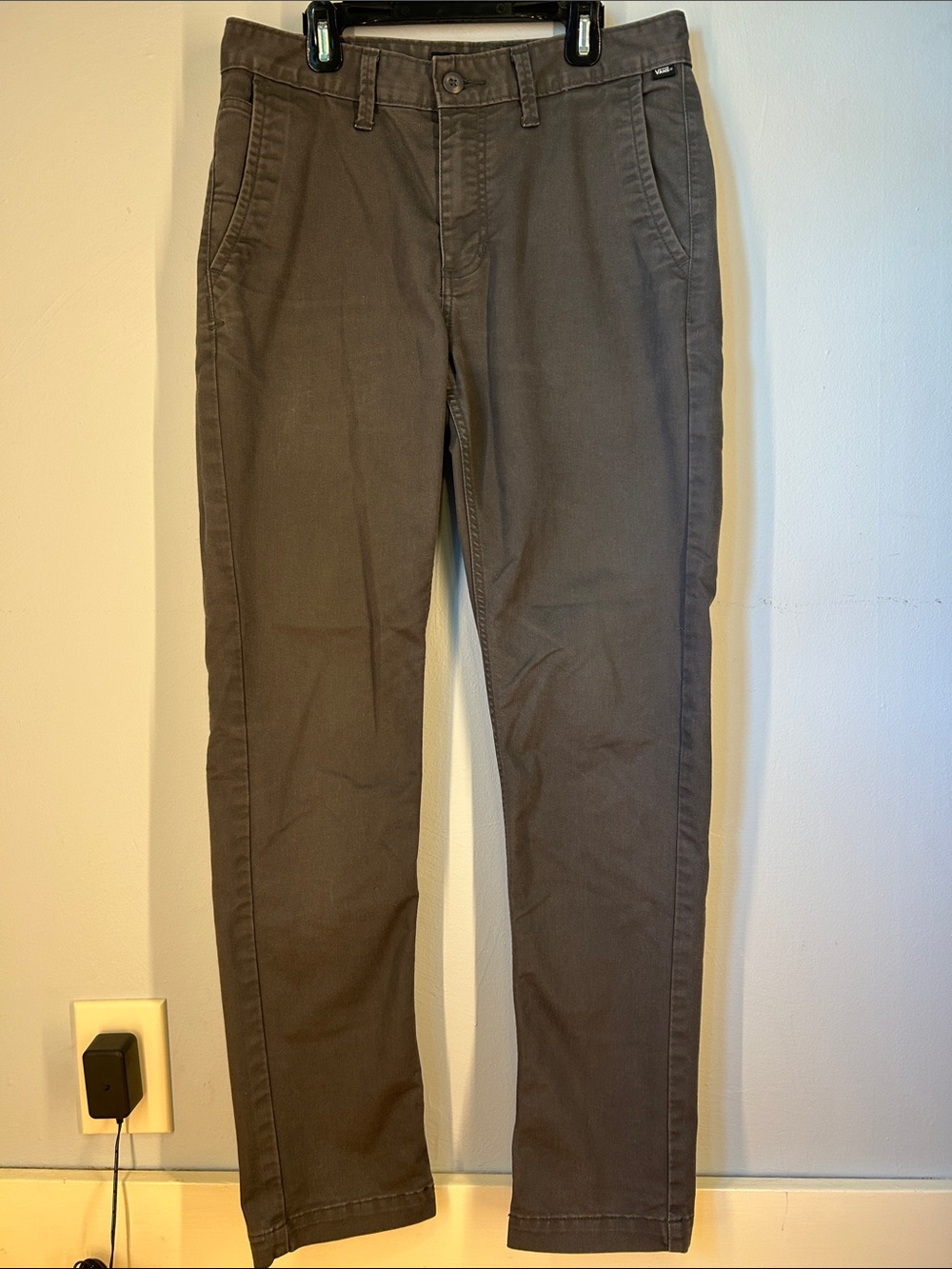 Vans Men’s Straight Leg Chinos in Charcoal